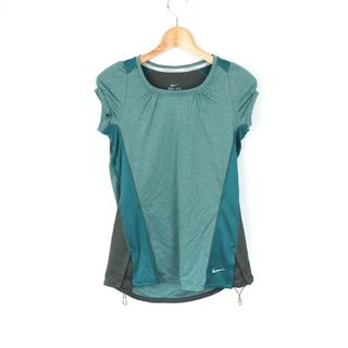 ナイキ(NIKE)のナイキ 半袖Tシャツ ドライフィット スポーツウエア レディース Mサイズ グリーン NIKE(Tシャツ(半袖/袖なし))