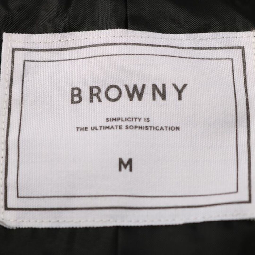 BROWNY(ブラウニー)のブラウニー ステンカラーコート 無地 ウール混 メンズ Mサイズ カーキ BROWNY メンズのジャケット/アウター(ステンカラーコート)の商品写真