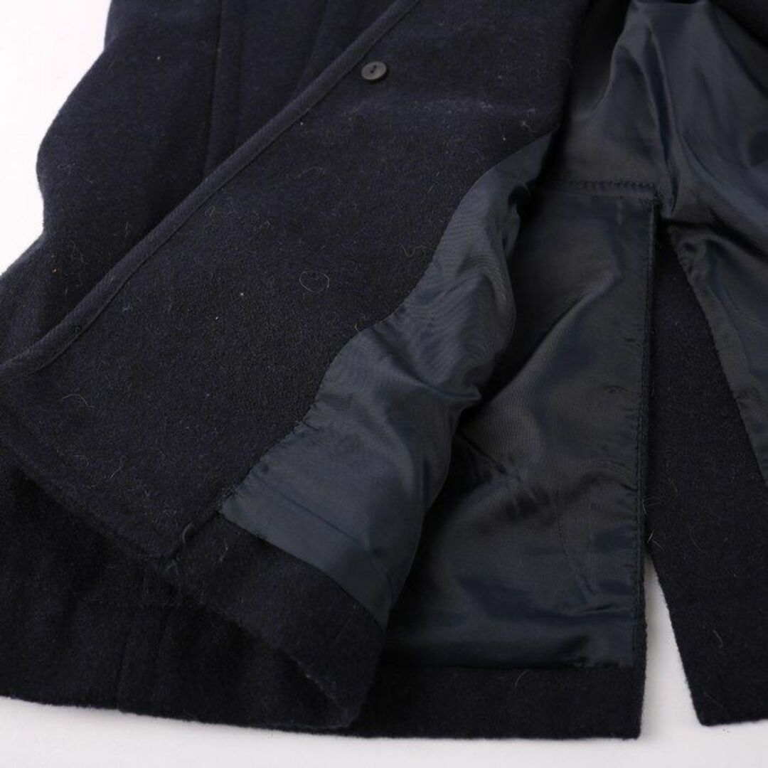 ジュンメン ダッフルコート ジャケット 無地 アウター ウール混 メンズ Mサイズ ネイビー JUNMEN メンズのジャケット/アウター(ダッフルコート)の商品写真