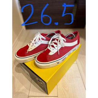 ヴァンズ(VANS)のVANS RHUDE Bold Ni 26.5cm RED バンズ(スニーカー)