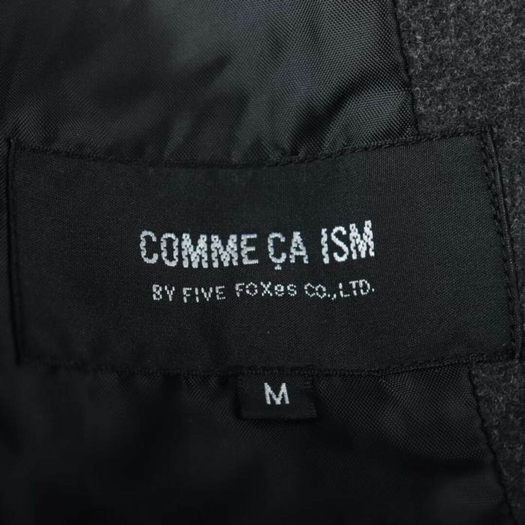 COMME CA ISM(コムサイズム)のコムサイズム ブルゾン アウター ジャケット ウール混 BY FIVEes レディース Mサイズ グレー COMME CA ISM レディースのジャケット/アウター(ブルゾン)の商品写真