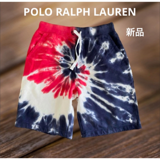 ポロラルフローレン(POLO RALPH LAUREN)のPOLO ラルフローレン　ショートパンツ　スウェット　タイダイ　米国購入　新品(ショートパンツ)