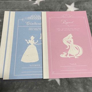 ディズニー(Disney)のノート3冊セット Disneyプリンセス シンデレラ 等の上のラプンツェル(ノート/メモ帳/ふせん)