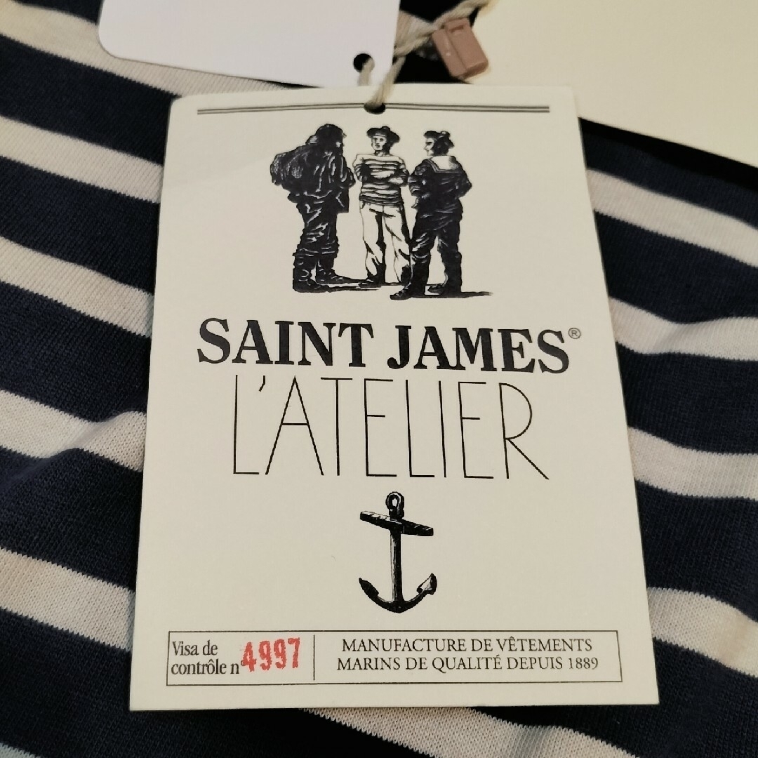 SAINT JAMES(セントジェームス)のMINQUIERS MODERN LATELIER4997新品サイズS＊M レディースのトップス(カットソー(長袖/七分))の商品写真