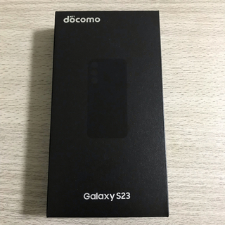 ギャラクシー(Galaxy)の新品 Galaxy S23 SC-51D ブラック ギャラクシー(スマートフォン本体)