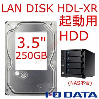 アイオーデータ(IODATA)の動作品 3.5" 250GB HDD アイ・オー データ NAS HDL-XR用(PC周辺機器)