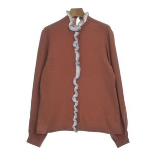 マルニ(Marni)のMARNI マルニ ブラウス 38(S位) 茶系 【古着】【中古】(シャツ/ブラウス(長袖/七分))