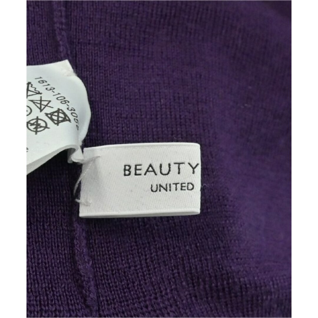 BEAUTY&YOUTH UNITED ARROWS(ビューティアンドユースユナイテッドアローズ)のBEAUTY&YOUTH UNITED ARROWS ニット・セーター F 紫 【古着】【中古】 レディースのトップス(ニット/セーター)の商品写真