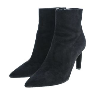 SAINT LAURENT PARIS ブーツ 37(23.5cm位) 黒 【古着】【中古】(ブーツ)