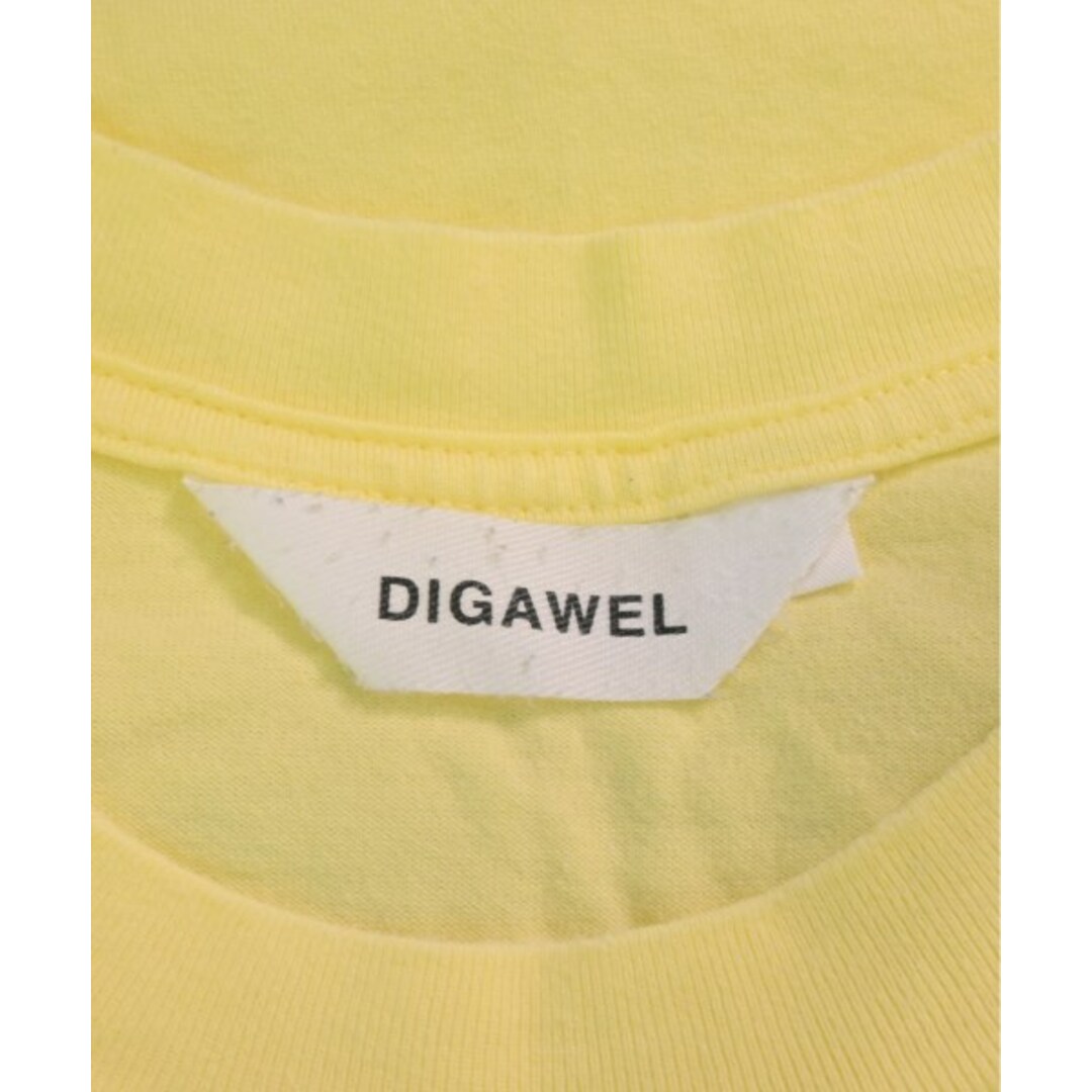 DIGAWEL(ディガウェル)のDIGAWEL ディガウェル Tシャツ・カットソー 0(XS位) 黄 【古着】【中古】 メンズのトップス(Tシャツ/カットソー(半袖/袖なし))の商品写真