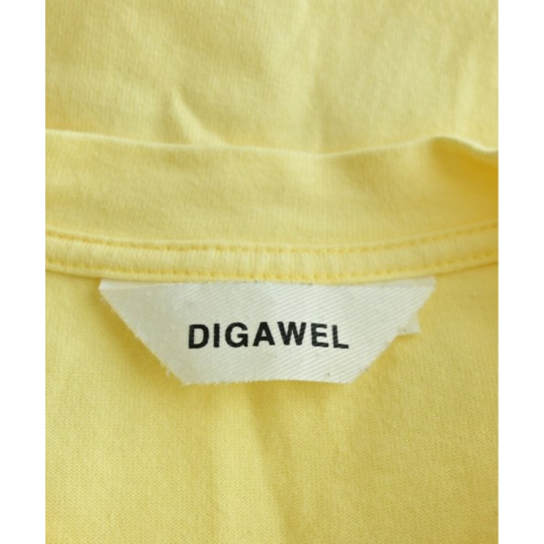 DIGAWEL(ディガウェル)のDIGAWEL ディガウェル Tシャツ・カットソー 2(M位) 黄系 【古着】【中古】 メンズのトップス(Tシャツ/カットソー(半袖/袖なし))の商品写真