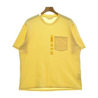 ディガウェル(DIGAWEL)のDIGAWEL ディガウェル Tシャツ・カットソー 2(M位) 黄系 【古着】【中古】(Tシャツ/カットソー(半袖/袖なし))