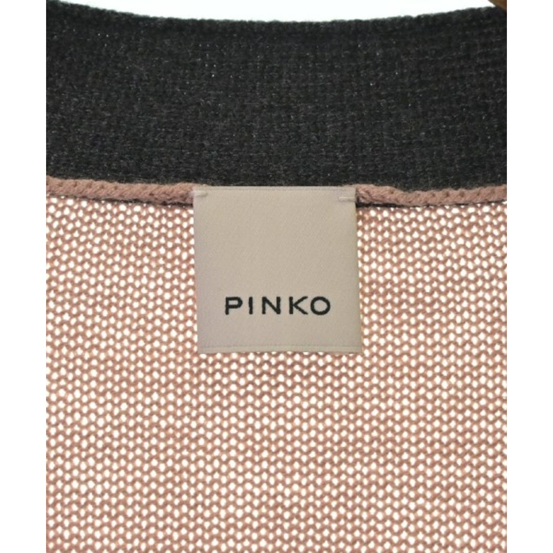 PINKO(ピンコ)のPINKO ピンコ カーディガン M ピンクxグレー 【古着】【中古】 レディースのトップス(カーディガン)の商品写真