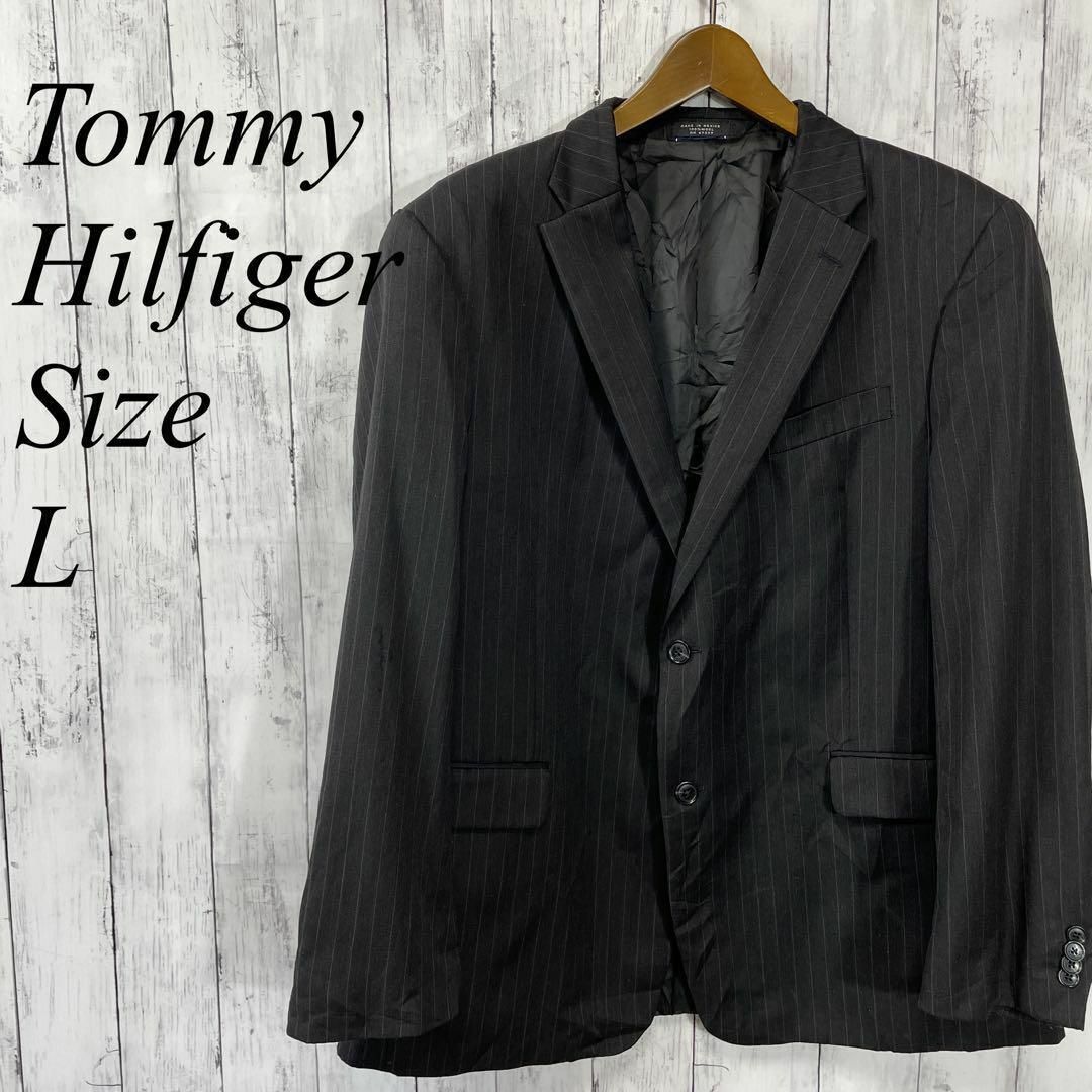 TOMMY HILFIGER - 100％ウールジャケット トミーヒルフィガー 濃い