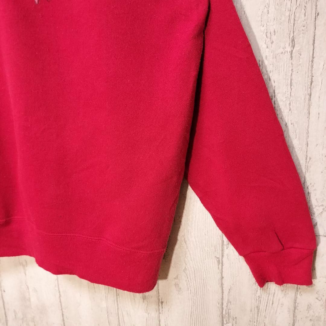 Hanes - Hanes 80s ビンテージ古着 ラグランスウェット USA製 赤 Hanes - Hanes 80s ビンテージ古着 ラグランスウェット USA製 赤