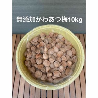 無添加 紀州南高梅白干し　かわあつ梅　１０kg(漬物)