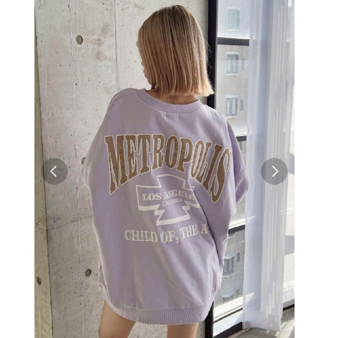 GYDA(ジェイダ)のGYDA METROPOLISグラインダードルマンスウェットTOPS レディースのトップス(トレーナー/スウェット)の商品写真