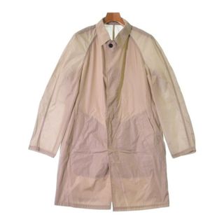 アクアスキュータム(AQUA SCUTUM)のAQUASCUTUM ステンカラーコート 38(M位) ベージュ 【古着】【中古】(ステンカラーコート)