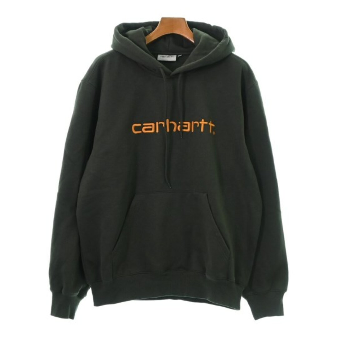 carhartt(カーハート)のCarhartt カーハート パーカー M カーキ 【古着】【中古】 メンズのトップス(パーカー)の商品写真