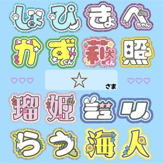 ｟⭐︎様｠専用ページ　うちわ文字　オーダー　連結うちわ(オーダーメイド)