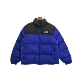 THE NORTH FACE ダウンジャケット/ダウンベスト XL 青紫x黒 【古着】【中古】(ダウンジャケット)