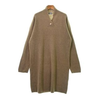 アニオナ(Agnona)のAGNONA アニオナ ワンピース F ベージュ 【古着】【中古】(ひざ丈ワンピース)