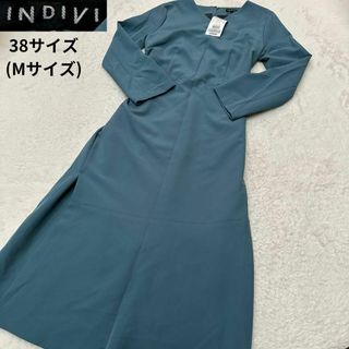 インディヴィ(INDIVI)のINDIVI/インディヴィ✨新品タグ付未使用 ワンピース サイズ38(Mサイズ)(ロングワンピース/マキシワンピース)