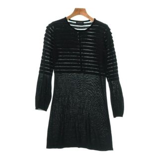 ランバンコレクション(LANVIN COLLECTION)のLANVIN COLLECTION ニット・セーター 38(S位) 黒 【古着】【中古】(ニット/セーター)