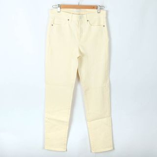 ユニクロ(UNIQLO)のユニクロ スキニー デニム ジーンズ パンツ UNIQLO JEANS レディース 26(66cm)サイズ ベージュ UNIQLO(スキニーパンツ)