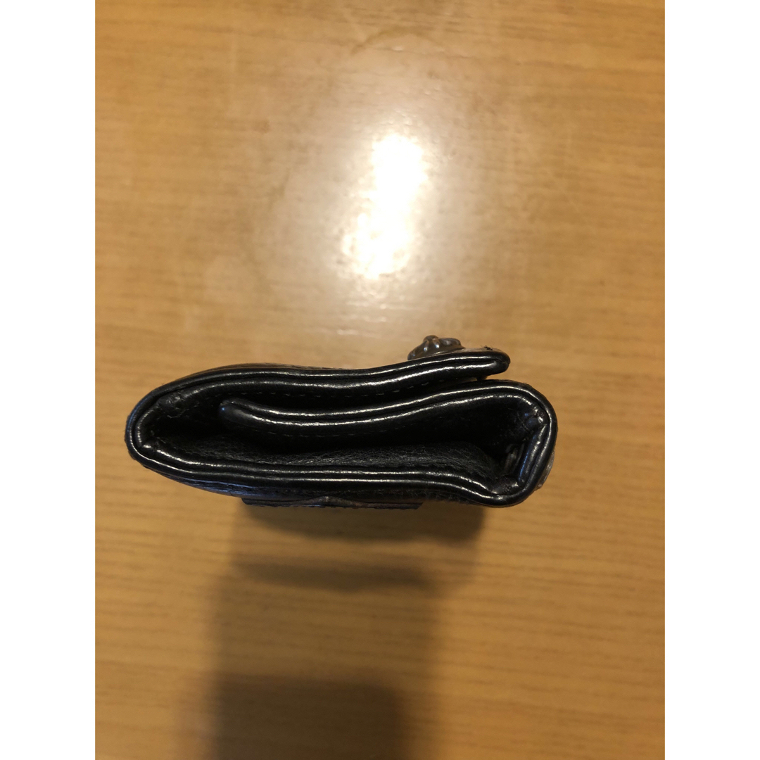 Chrome Hearts(クロムハーツ)の正規品クロムハーツ　スリーフォールドクロスボタン　三つ折り財布 メンズのファッション小物(折り財布)の商品写真