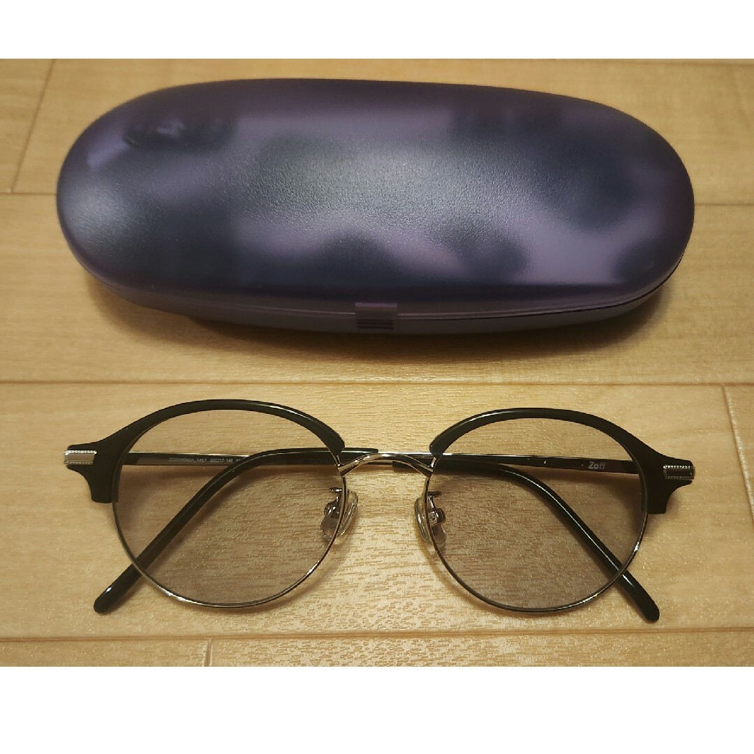 Zoff(ゾフ)のZoff ボストン型 サングラス ブラック TREND SUNGLASSE メンズのファッション小物(サングラス/メガネ)の商品写真