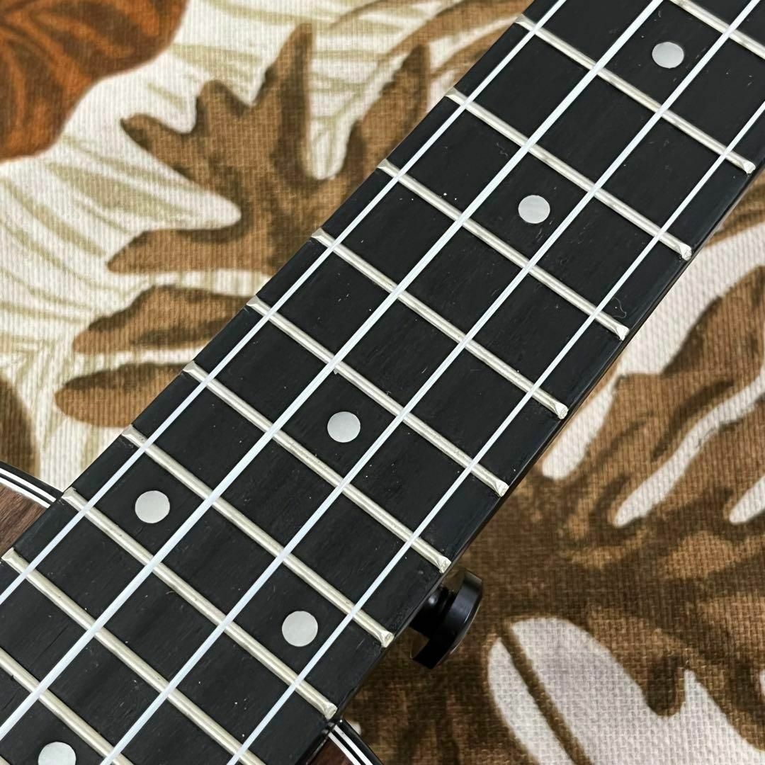 【Smijer】黒檀材とシャム柿のエレキ・ソプラノウクレレ【ukulele】 楽器のウクレレ(ソプラノウクレレ)の商品写真