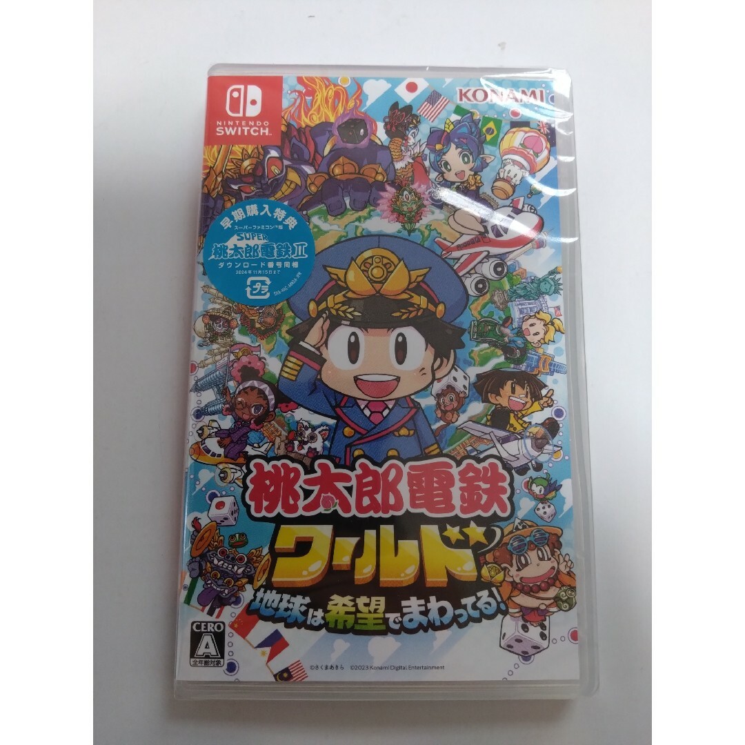 NintendoSwitch『桃太郎電鉄ワールド 地球は希望で 早期購入特典付』 エンタメ/ホビーのゲームソフト/ゲーム機本体(家庭用ゲームソフト)の商品写真