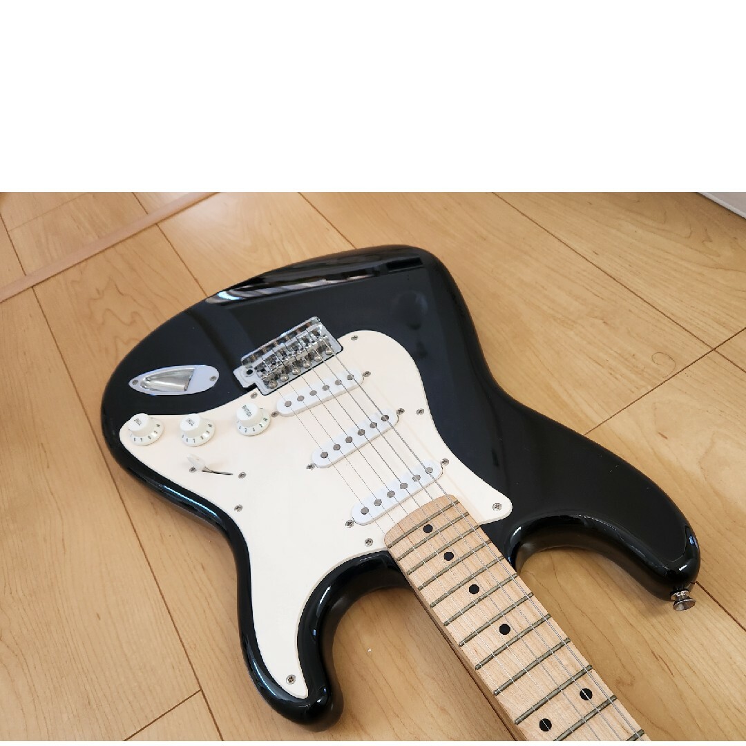 SQUIER(スクワイア)の【製産完了品】Squier by fender STRAT ストラトタイプ 黒 楽器のギター(エレキギター)の商品写真