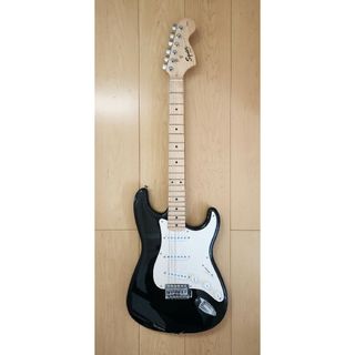 スクワイア(SQUIER)の【製産完了品】Squier by fender STRAT ストラトタイプ 黒(エレキギター)