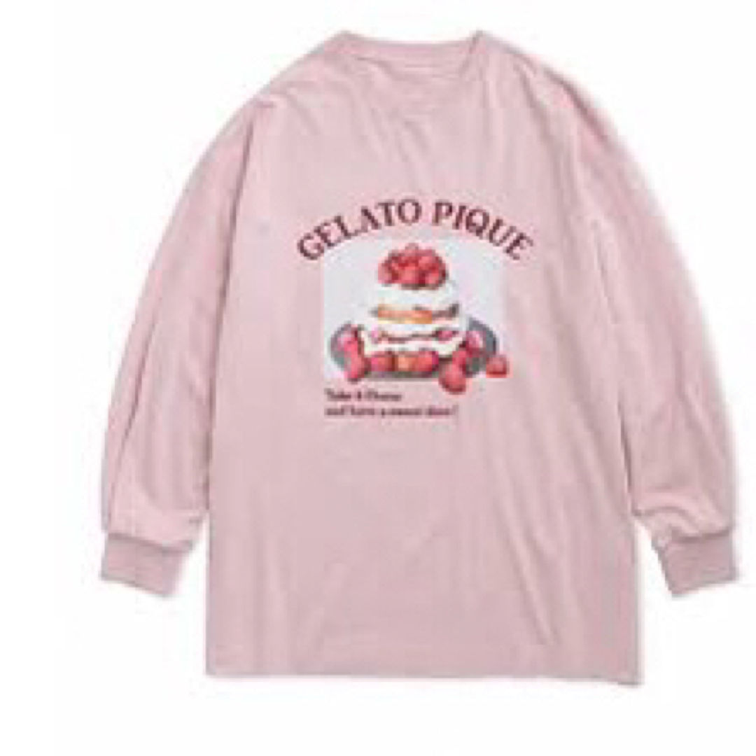 gelato pique(ジェラートピケ)のレア品⭐︎ジェラートピケ　HIGHCALORIEプリントロンT レディースのルームウェア/パジャマ(ルームウェア)の商品写真