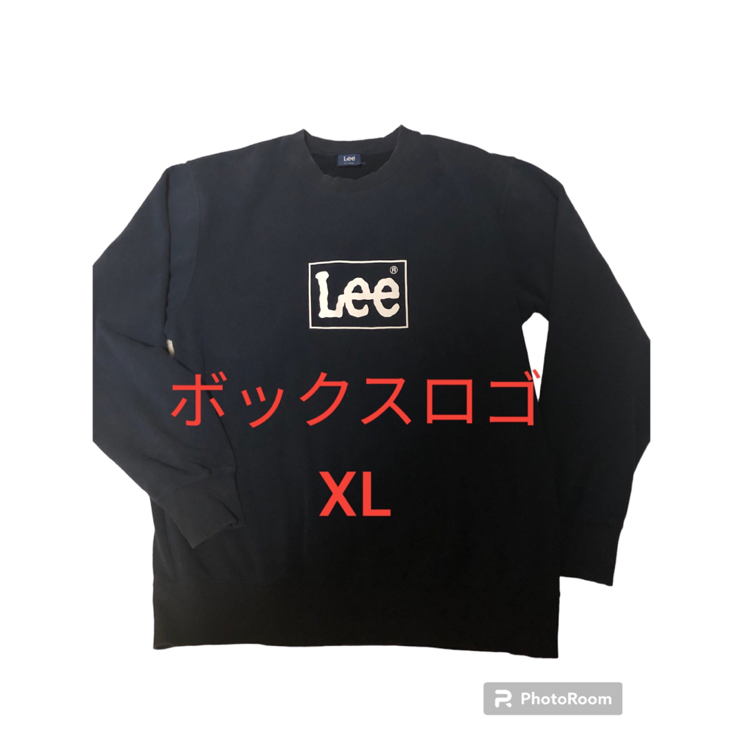 Lee(リー)のLee リートレーナー スウェットXL ネイビー 90s USA製 裏起毛 メンズのトップス(スウェット)の商品写真