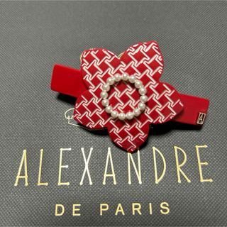 アレクサンドルドゥパリ(Alexandre de Paris)のアレクサンドルドゥパリ  お花バレッタ 6㎝(バレッタ/ヘアクリップ)