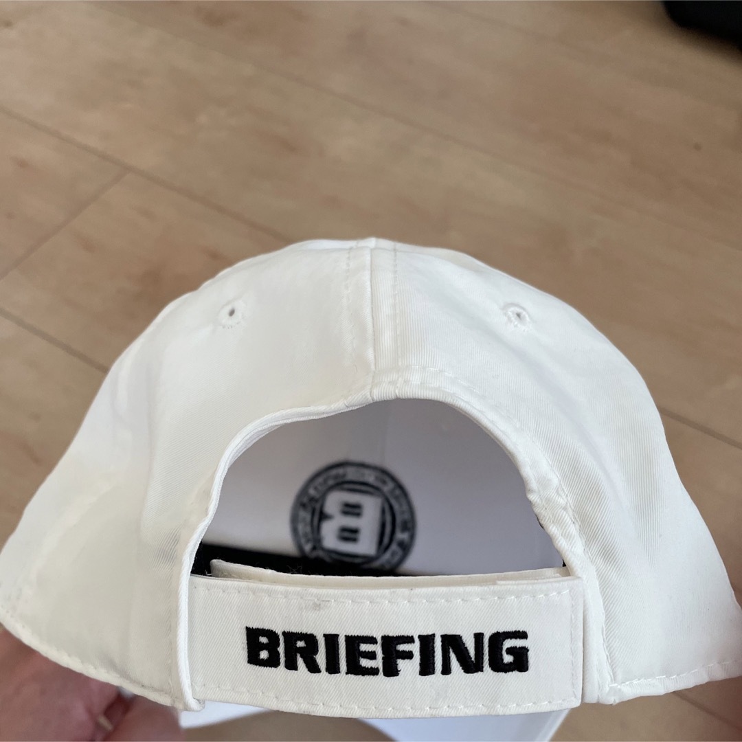 BRIEFING(ブリーフィング)のブリーフィング　キャップ　白 スポーツ/アウトドアのゴルフ(その他)の商品写真