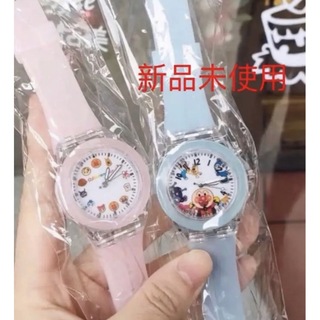 【新品】 アンパンマン 子ども腕時計 水色(腕時計)