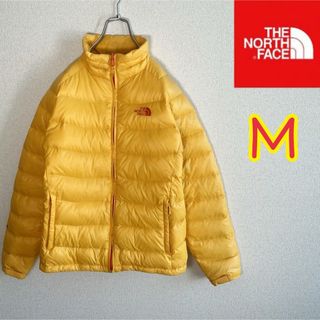 ノースフェイス(THE NORTH FACE) ダウンジャケット（イエロー/黄色系 