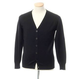 ジョンスメドレー(JOHN SMEDLEY)の【中古】ジョンスメドレー JOHN SMEDLEY BEAMS F別注 ハイゲージウール ニットカーディガン ブラック【サイズXS】【メンズ】(カーディガン)