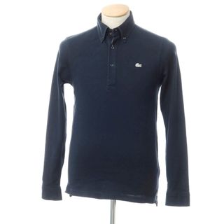 ラコステ(LACOSTE)の【中古】ラコステ LACOSTE 鹿の子コットン 長袖ポロシャツ ネイビー【サイズ2】【メンズ】(ポロシャツ)