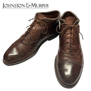 JOHNSTON & MURPHY - イタリー製 JOHNSTON&MURPHY ストレートチップ チャッカブーツ