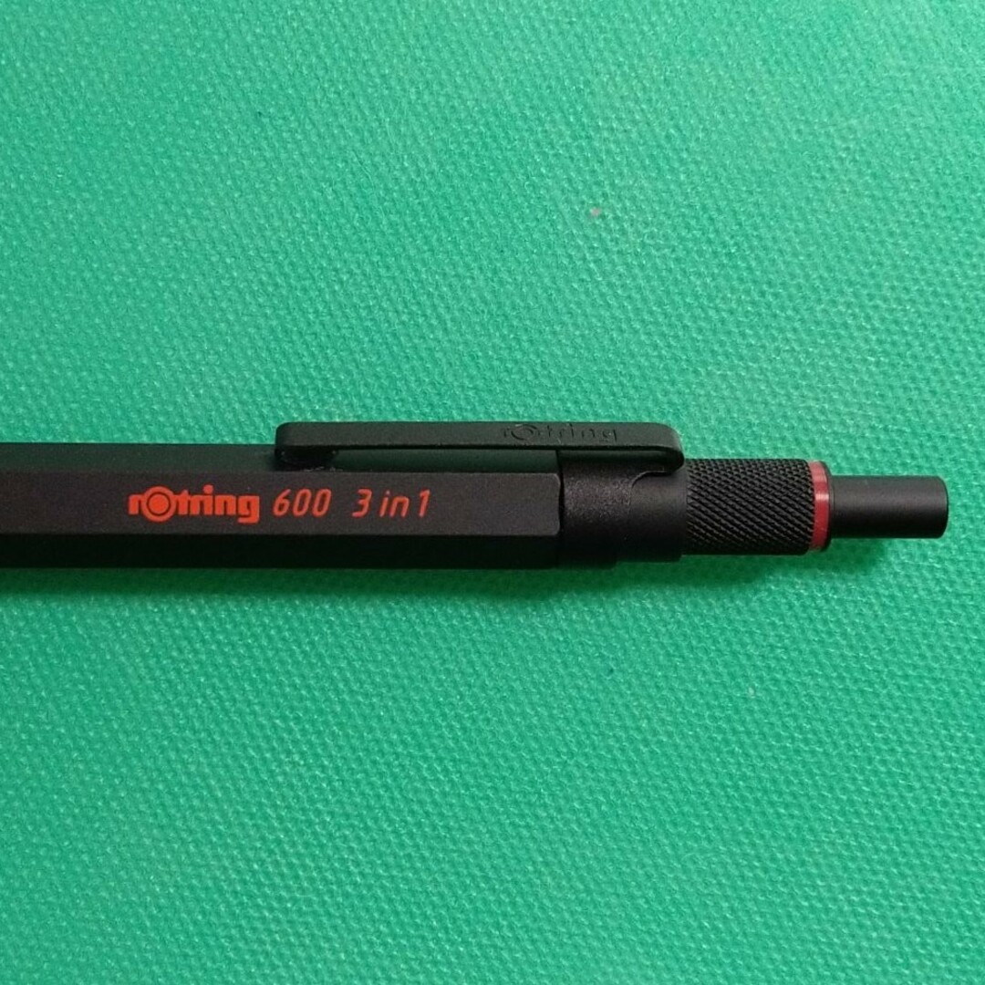 rotring(ロットリング)のロットリング 複合筆記具 ロットリング600 3in1 ブラック インテリア/住まい/日用品の文房具(ペン/マーカー)の商品写真