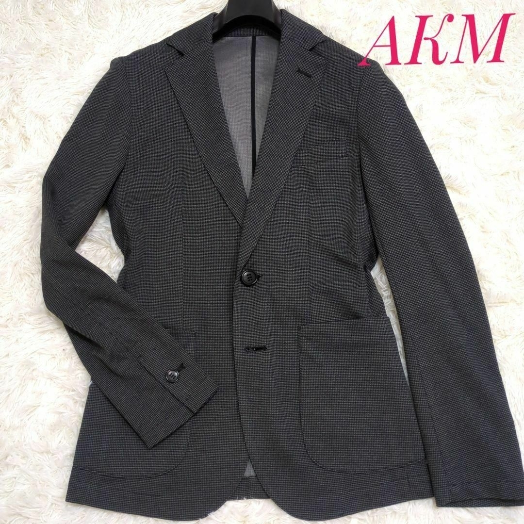 AKM(エイケイエム)の✨美品✨　AKM　21SS　SWING EASY JACKET　千鳥格子 メンズのジャケット/アウター(テーラードジャケット)の商品写真