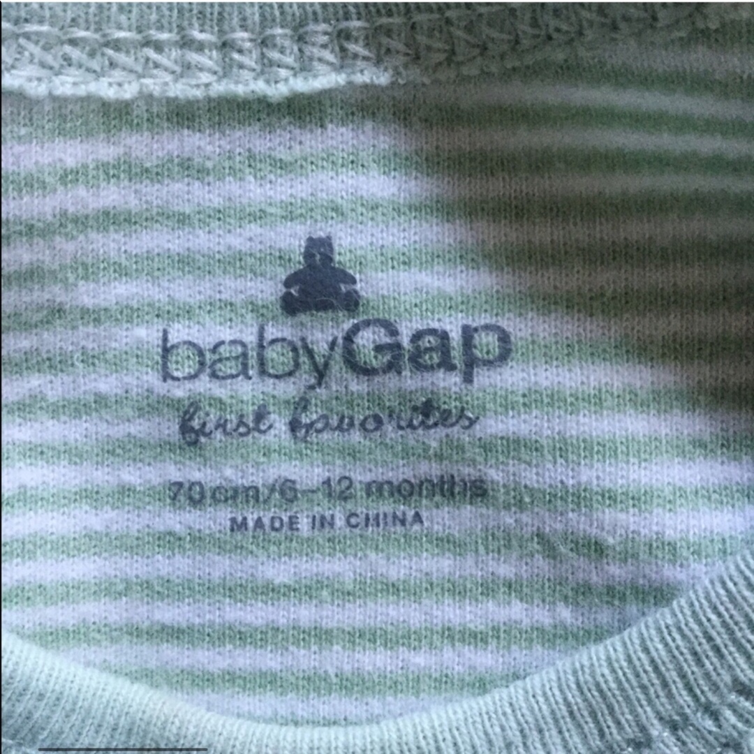 babyGAP(ベビーギャップ)の訳あり　難あり　baby Gap   肌着ロンパース　 キッズ/ベビー/マタニティのベビー服(~85cm)(肌着/下着)の商品写真