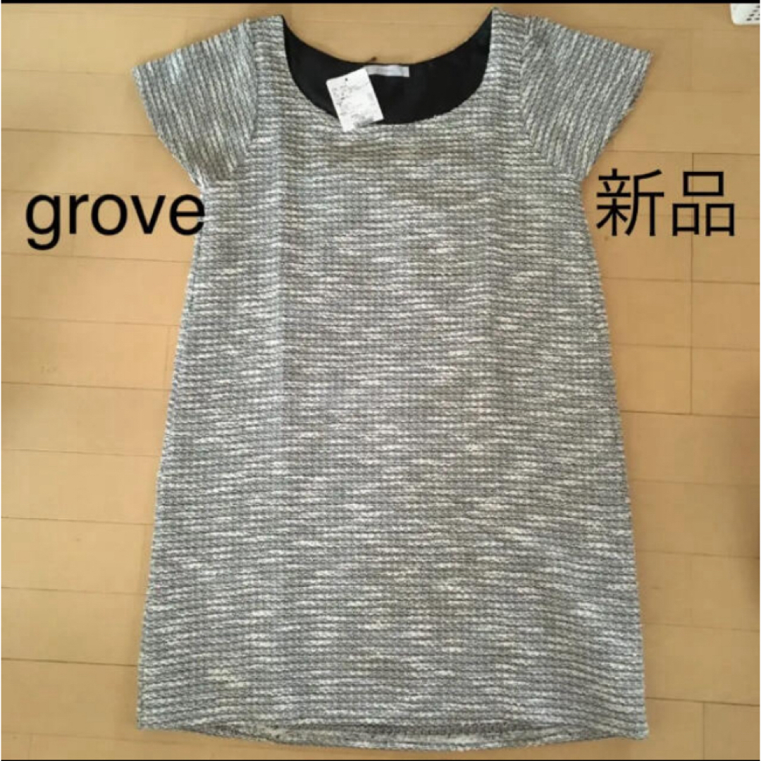 grove(グローブ)の新品 grove ワンピース レディースのワンピース(ひざ丈ワンピース)の商品写真