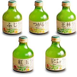 りんごジュース　青森　シャイニー アップルジュース５個セット飲み比べ(ソフトドリンク)