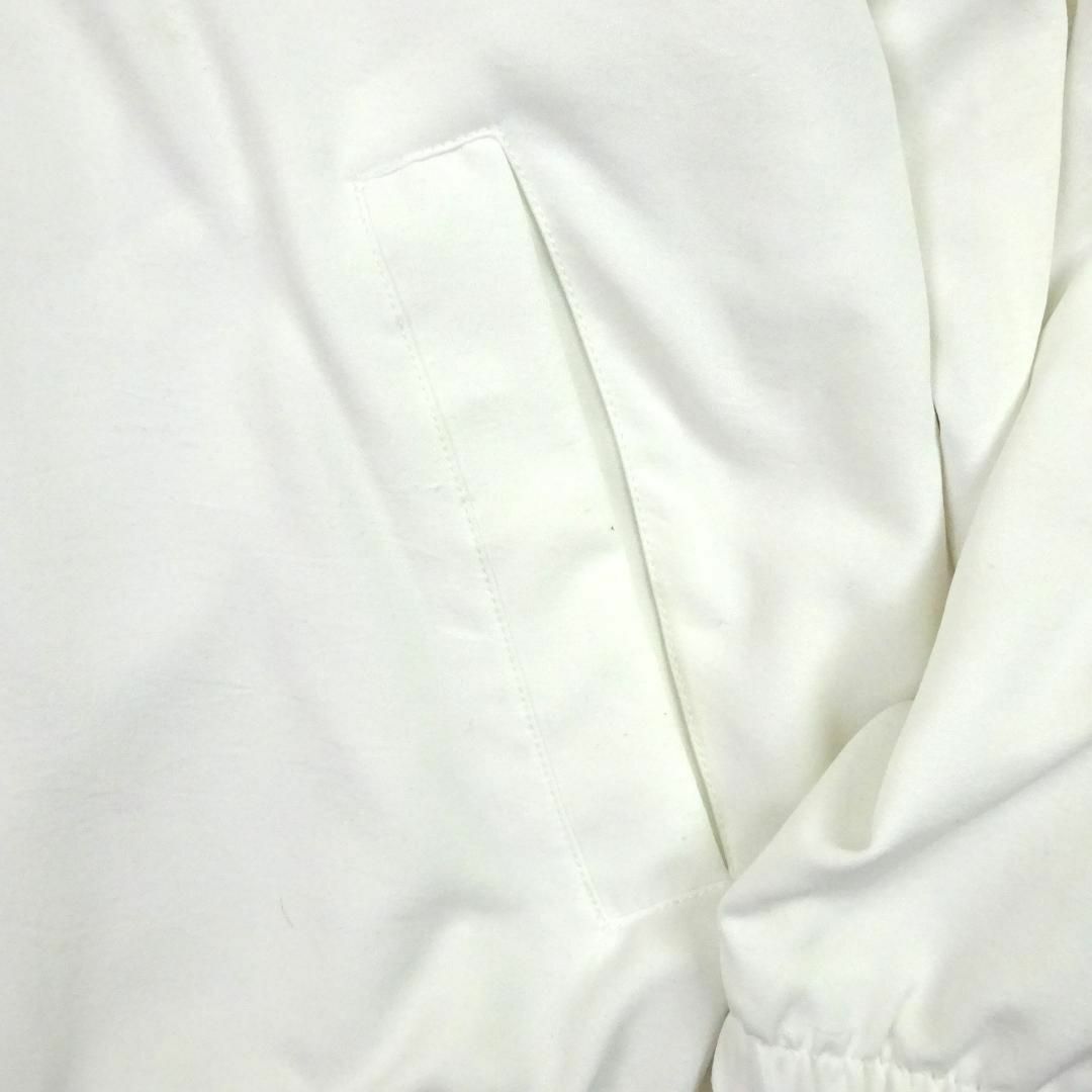 NIKE(ナイキ)のナイキテニス　ワンポイントロゴ　銀タグ　ナイロンジャケット　M　白　90年代 メンズのジャケット/アウター(ナイロンジャケット)の商品写真